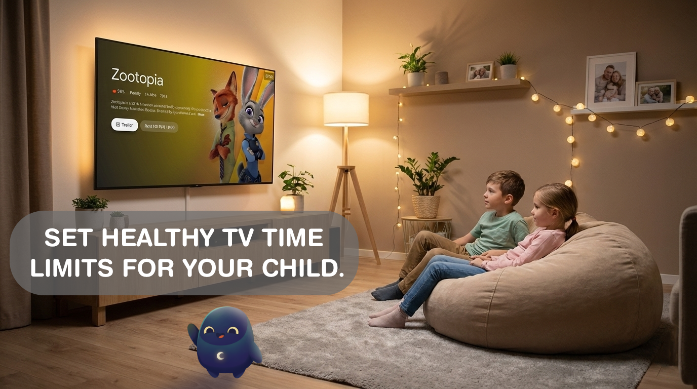 Sleep Timer parental control mode showing screen time limit enforcement on Android TV