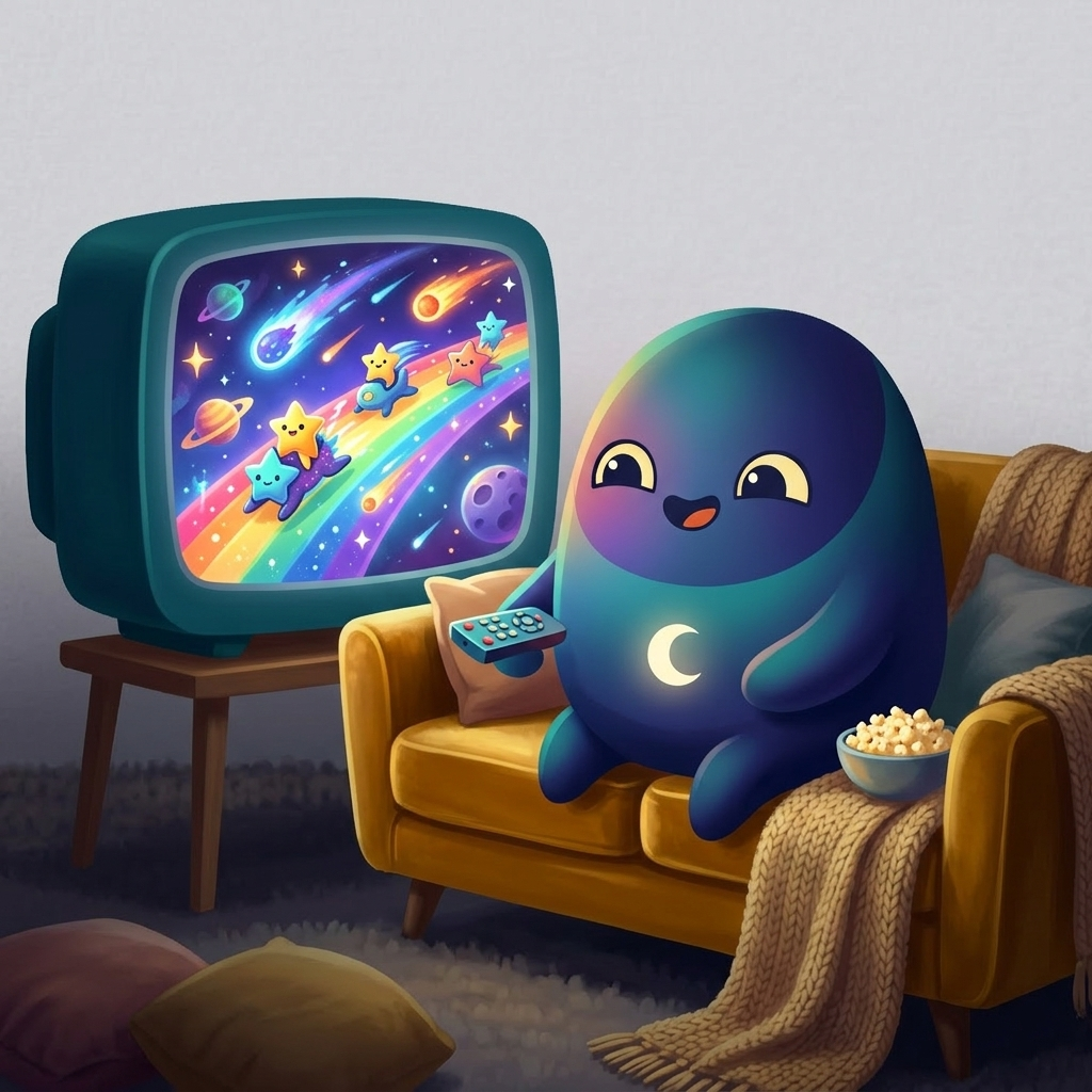 Anxious parent worried about kids watching too much screen time on Android TV